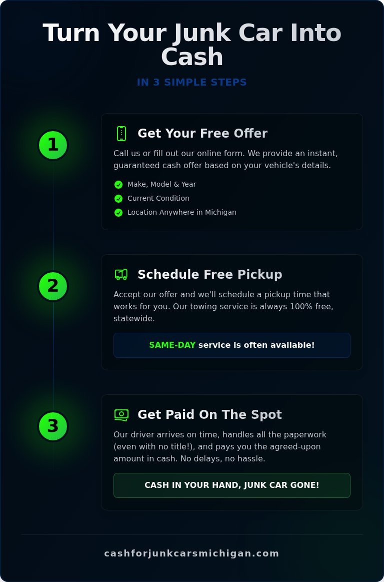 Cash For Junk Cars: The Ultimate Guide to Selling Your Car for Cash Today - Infographic